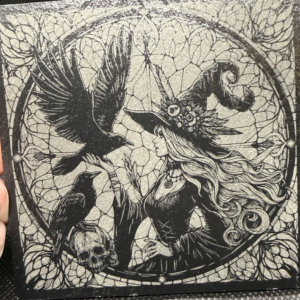 Witchy Raven Tile
