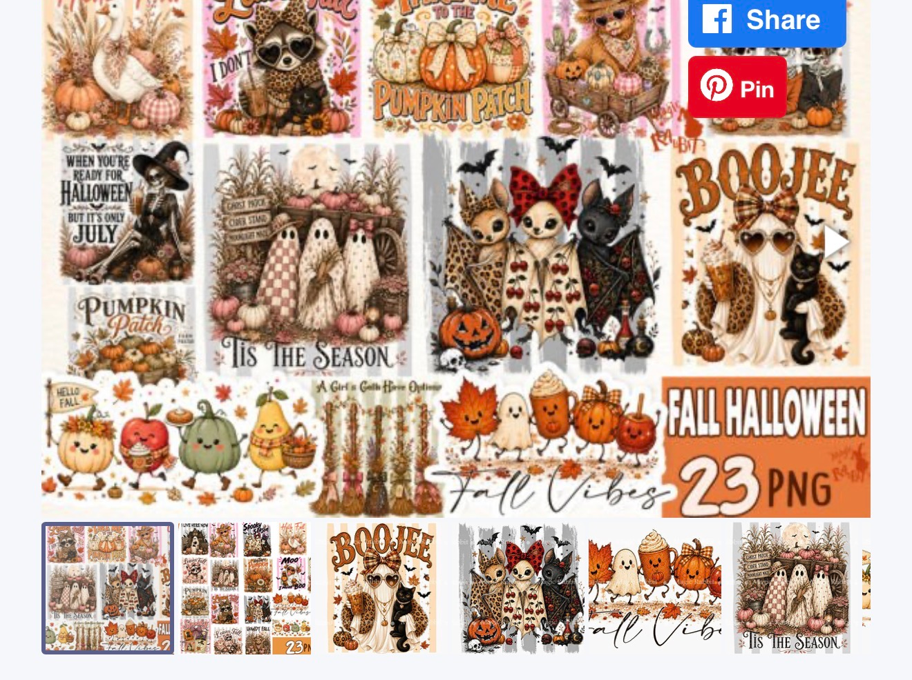 Fall Halloween Sublimation Bundle